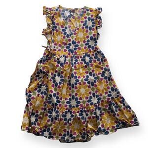 Tea Collection colorful wrap dress